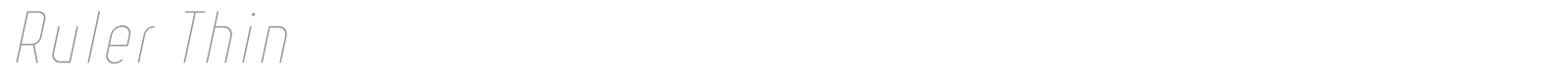 Ruler font preview